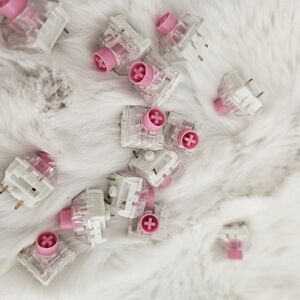 Kailh Box Silent Pink Switches 70 pieces